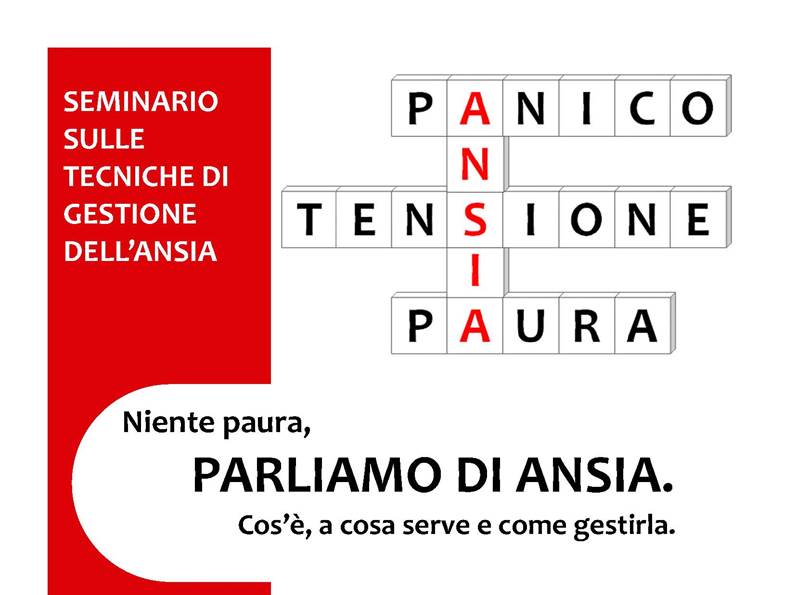 Niente paura, parliamo di ansia